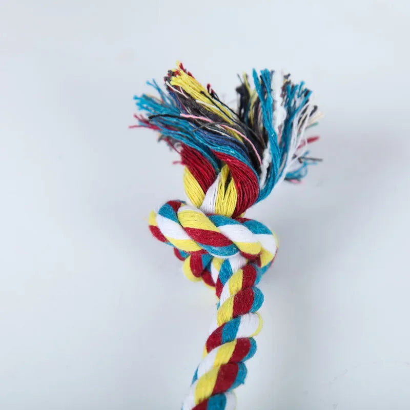 Dogs Toys Puppy Cotton Chew Rope Knot Toy Durable Braided Dog Toys Dog Cleaning Teeth Braided Bone Rope Juguetes Para Perro
