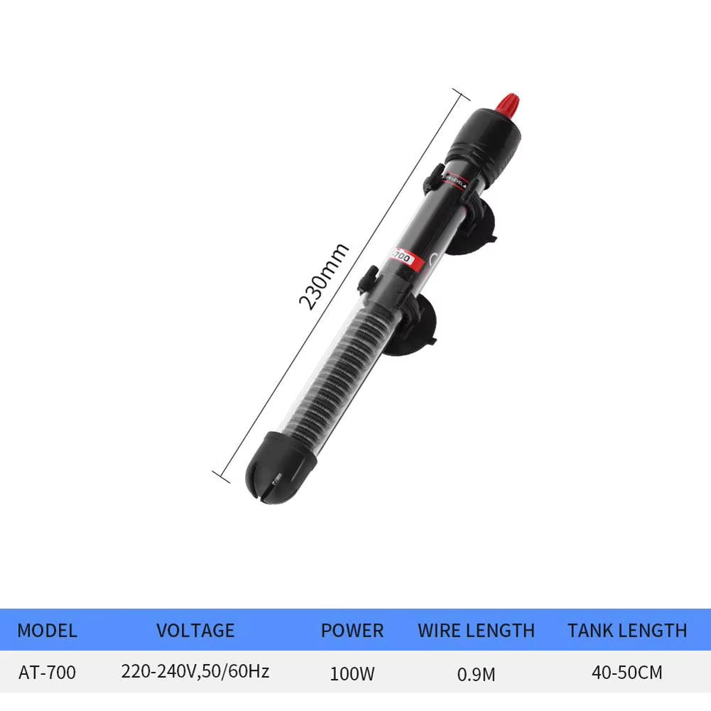 Aquarium Heater Fish Tank Heating Rod Submersible Thermostat External Temp Controller Automatic Device