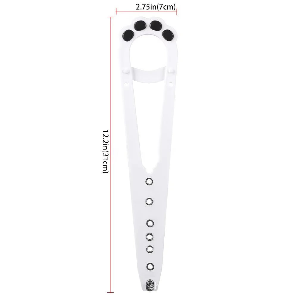Adjustable Width Cat Door Holder Latch Fish Shaped Design Fast Flex Latch Strap Door Stopper Pet Supplies