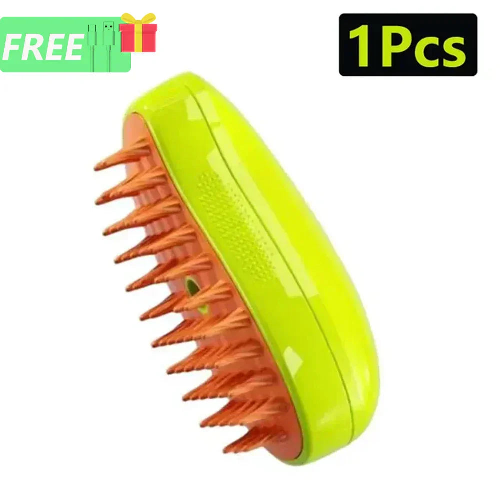1/2Pcs Cat Steam Brush Steamy Dog Brush Electric Spray Cat Hair Brushes 3 in 1 for Massage Pet Grooming Comb Hair Removal Combs