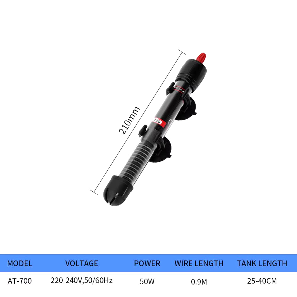 Aquarium Heater Fish Tank Heating Rod Submersible Thermostat External Temp Controller Automatic Device