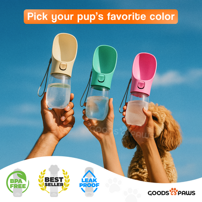 GoSip Dog Water Bottle 10 oz – Goods4Paws