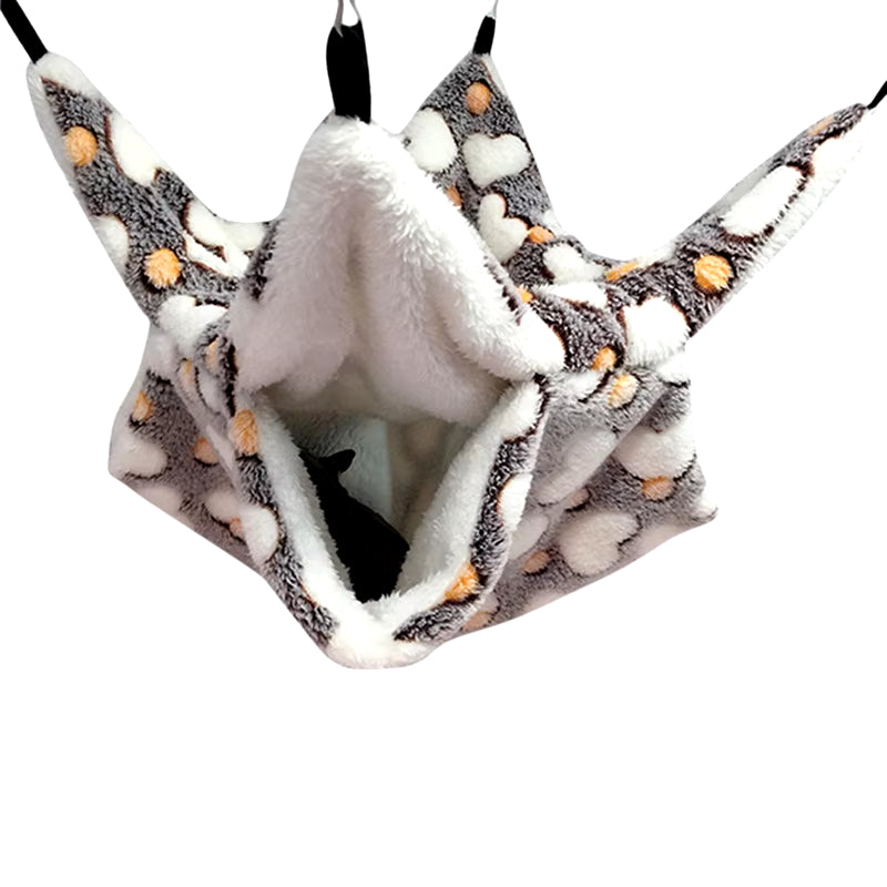 Designer Pet Hammock Cotton Mouse Ferrets Guinea Pig Cat Hanging Bed for Cats Rodents Hammock for Hamster Pets Supplies