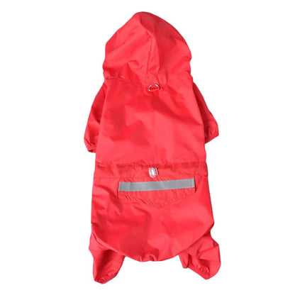 Pet Dog Raincoat Outdoor Puppy Pet Rainwear Reflective Hooded Waterproof Jacket Clothes for Dogs Cats Apparel Clothes Supplies