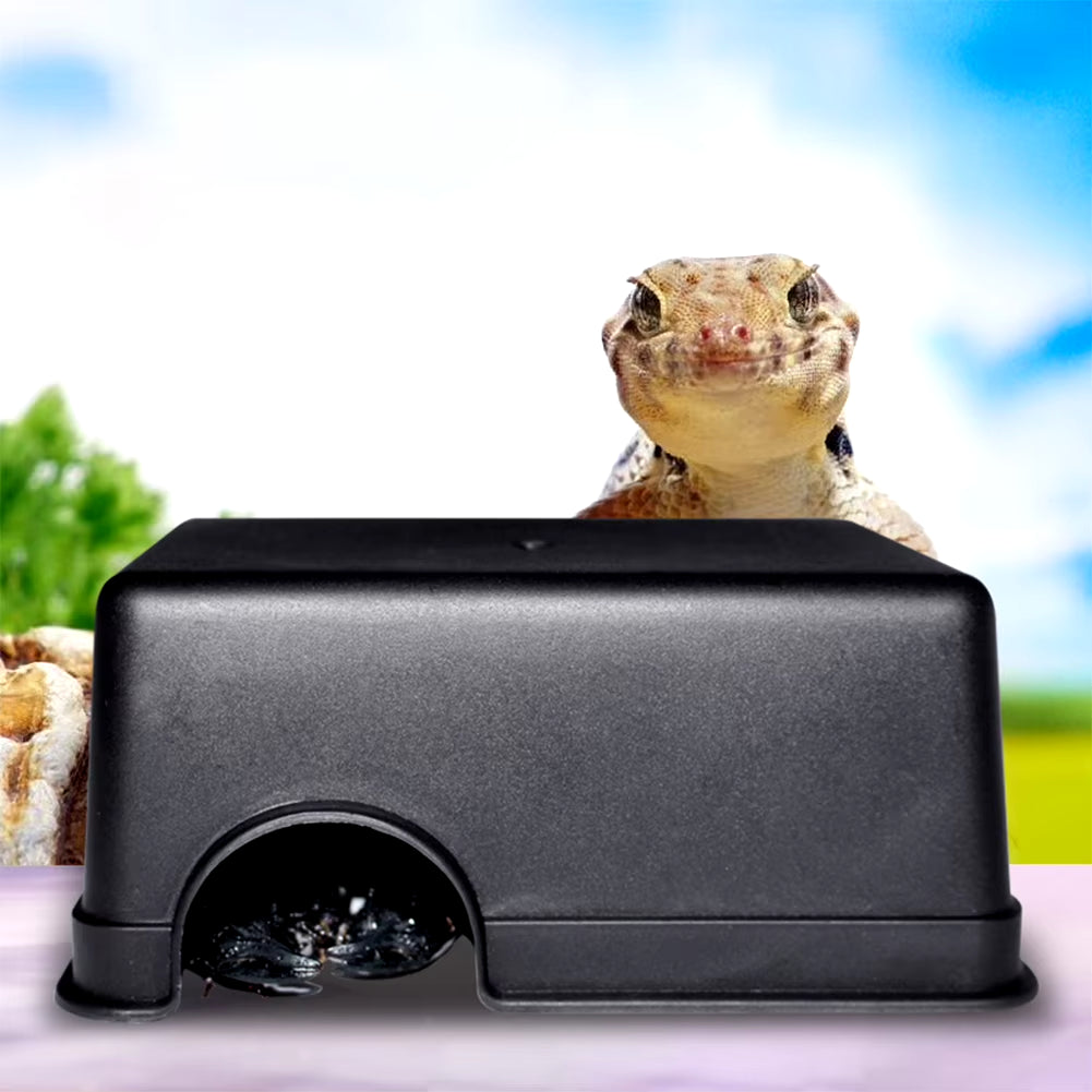 SWEETHOME Small Reptiles Pets Toys Snake Shelter House Food Water Bowl Cave Climbing Box