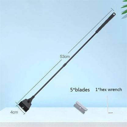 Aquarium Removal Scraper Fish Tank Flat Sand Algae Removal Dual-Use Glass Algae Removal Scraper Household Aquarium Cleaning Tool