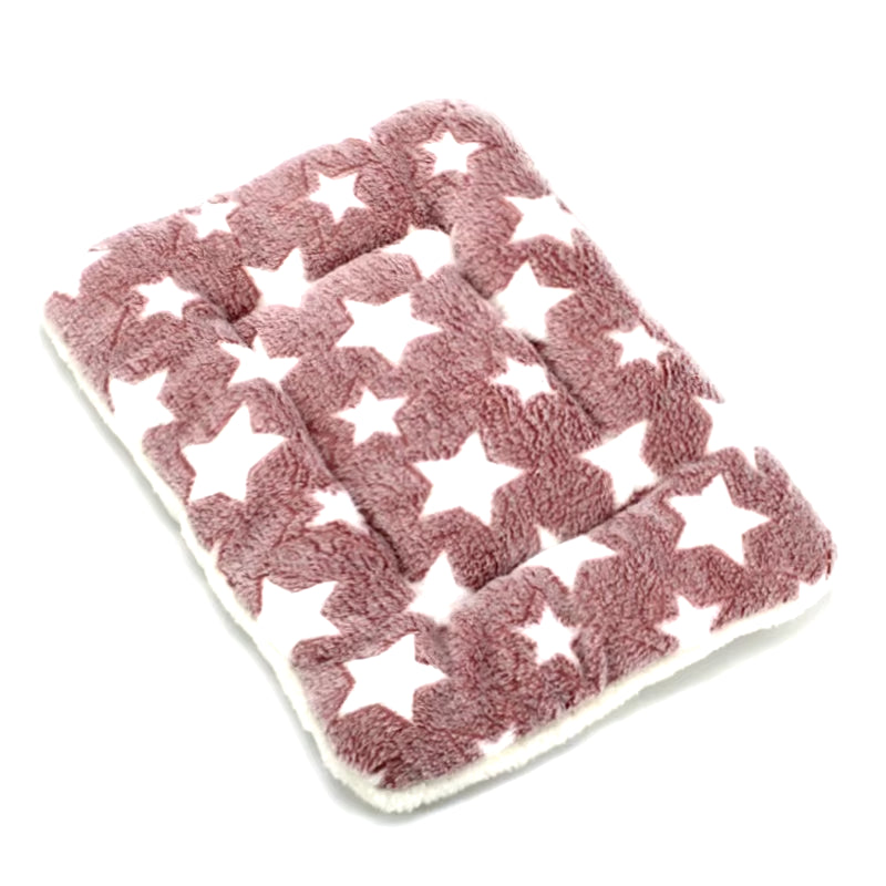 Thickened Pet Soft Fleece Pad Pet Blanket Bed Mat for Puppy Dog Cat Sofa Cushion Keep Warm Sleeping Cover Cushion Home Rug Kot