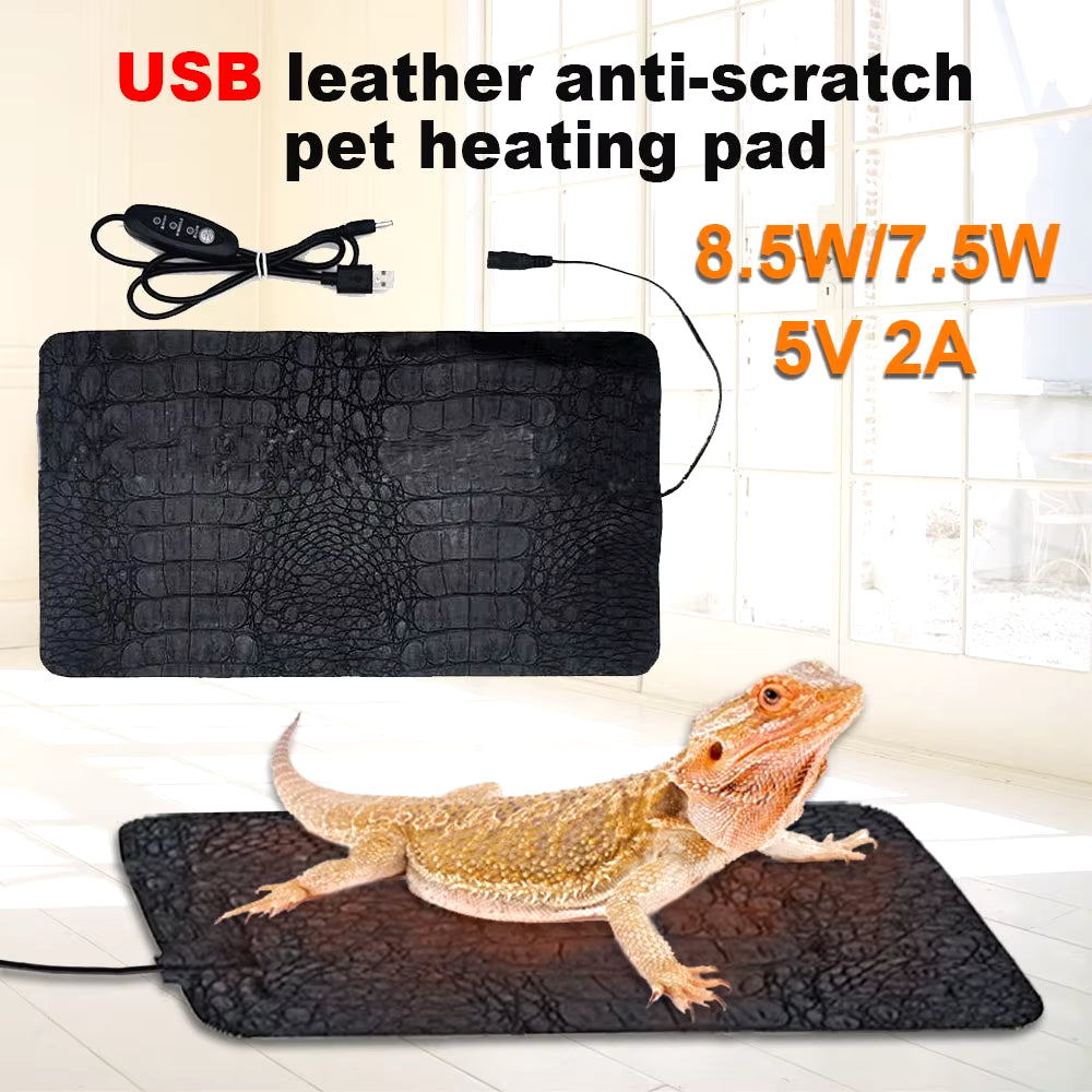 USB Electric Blanket Heater Warm Pad Adjustable Temperature Controller Incubator Mat