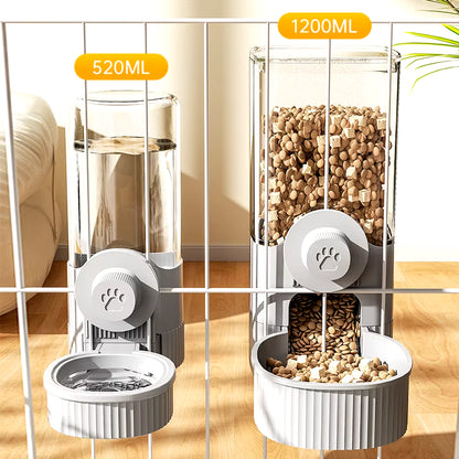 Cat Hanging Pet Water Dispenser Dog Water Supplies Hanging Cage Dog Basin Cat Bowl Automatic Feeder Water Bottle