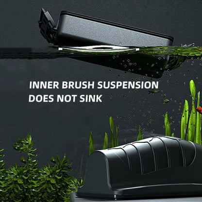 New Magnetic Aquarium Fish Tank Brushes Floating Clean Glass Window Algae Scraper Cleaner Brush Aquarium Accessories Two Blades