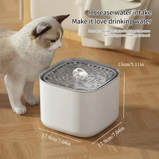 3L Large Capacity Canine Cat Dog Pet with USB Circulating Filter Pet Fountain Feeder Automatic Water Dispenser Port for Pets