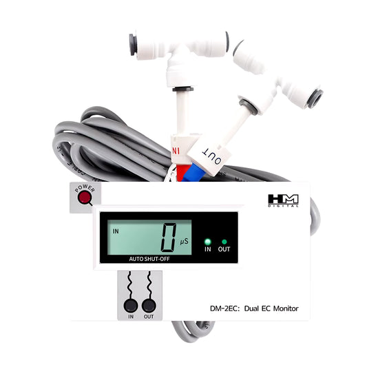Online Water Quality Tester DM1 Dual TDS Meter/Dm2 Dual EC Meter HD LCD Display Dual Probe Drinking Water Pool Aquarium PH Meter
