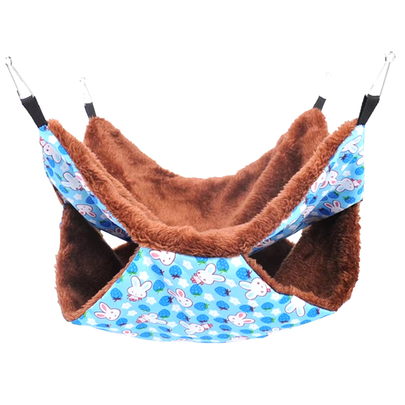 Designer Pet Hammock Cotton Mouse Ferrets Guinea Pig Cat Hanging Bed for Cats Rodents Hammock for Hamster Pets Supplies