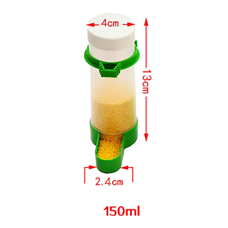 Efficient Bird Feeder and Waterer, Perfect for Parrot Cockatiel Canary, Diverse Sizes to Meet Different Birds\' Needs