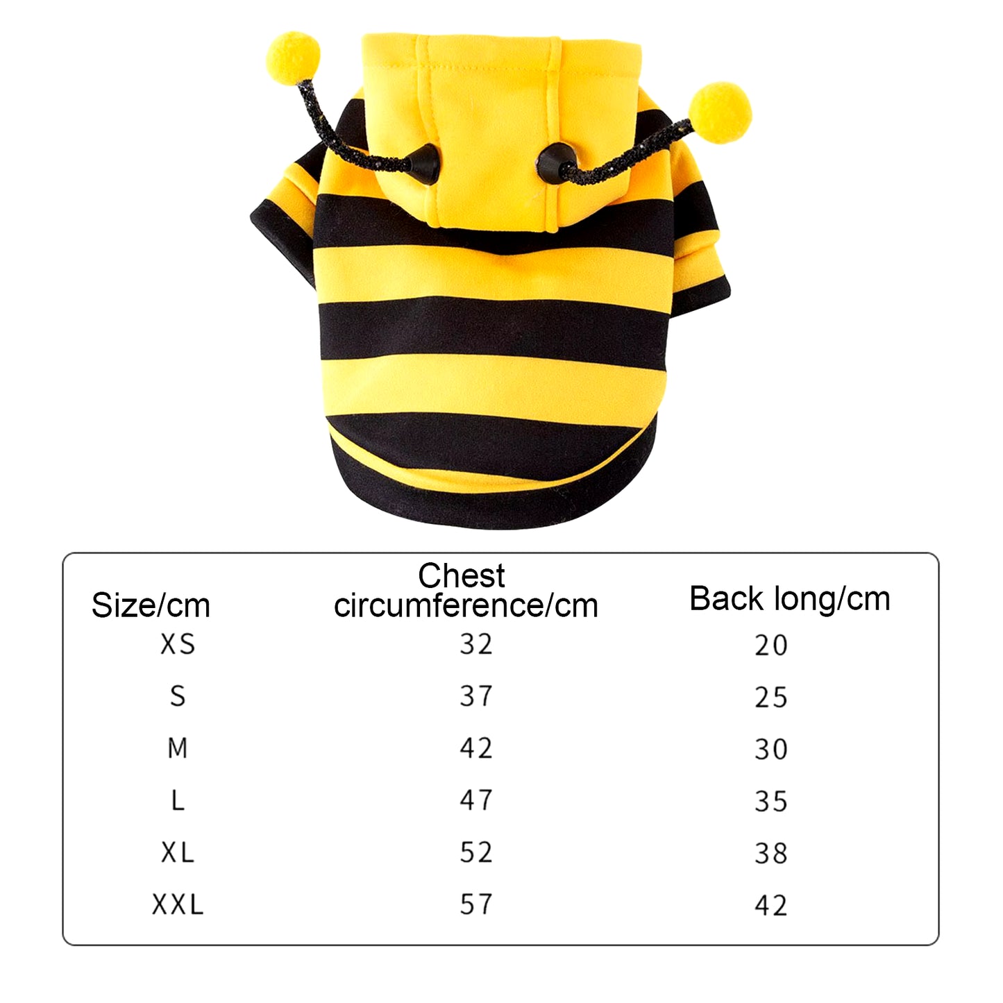 Pets Bee Halloween Costume Small Pets Apparel Fashion Adorable Cats Hoodies