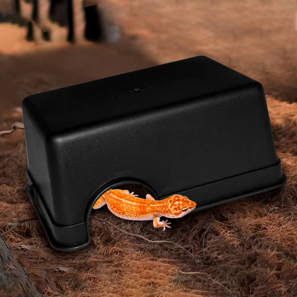 SWEETHOME Small Reptiles Pets Toys Snake Shelter House Food Water Bowl Cave Climbing Box
