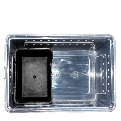 SWEETHOME Small Reptiles Pets Toys Snake Shelter House Food Water Bowl Cave Climbing Box