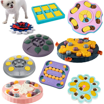 Dog Puzzle Toy & Slow Feeder – Interactive IQ-Boosting Food Dispenser for Dogs and Cats