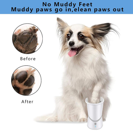 Automatic Pet Paw Cleaner – Effortless Cleaning for Happy Paws!