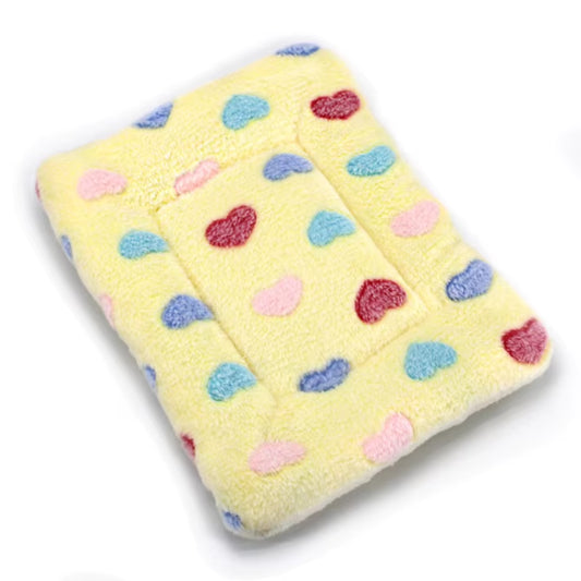 Thickened Pet Soft Fleece Pad Pet Blanket Bed Mat for Puppy Dog Cat Sofa Cushion Keep Warm Sleeping Cover Cushion Home Rug Kot