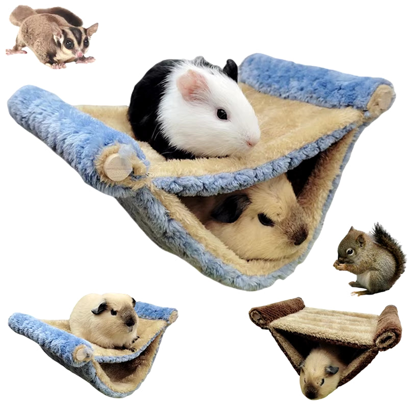 Hamster Hanging Hammock Cage Sleeping House Nest Pet Bed Rat Hamster Guinea Pig Rabbit Toys Cage Swing Pet Jumping Platform