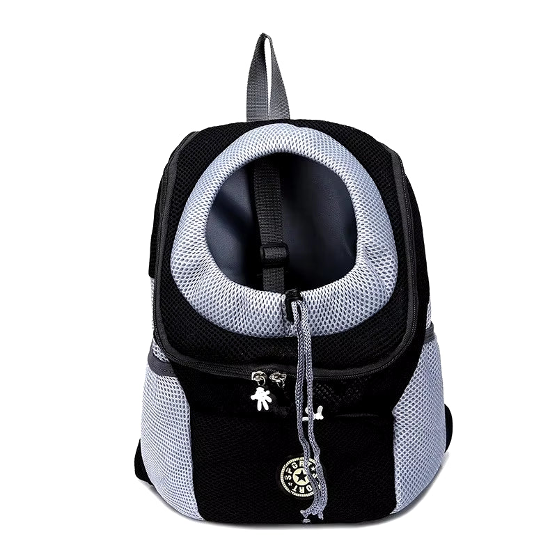 Dog Carrier Backbag Travel Breathable Pet Dogs Bag Carrying Outing Double Shoulder Pets Backpacking Carrier with Chihuahua Puppy