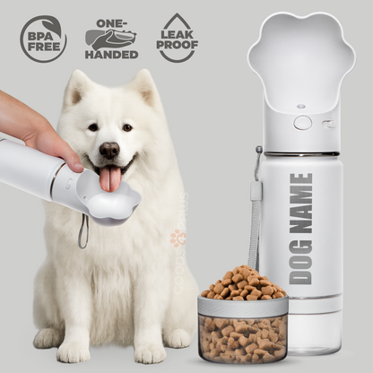 PawSip Duo Dog Water Bottle 14 oz – Goods4Paws