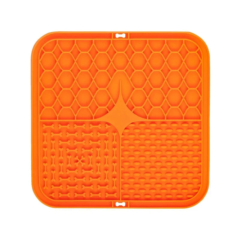 Dog Slow Feeders Mats Lick Mat Boredom Anxiety Reduction Perfect for Food Yogurt Peanut Butter Alternative to Slow Feed Dog Bowl