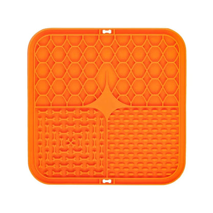 Dog Slow Feeders Mats Lick Mat Boredom Anxiety Reduction Perfect for Food Yogurt Peanut Butter Alternative to Slow Feed Dog Bowl