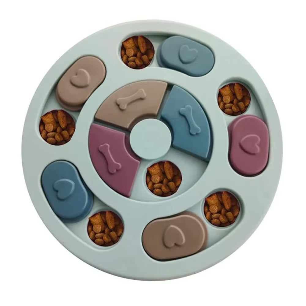 Dog Puzzle Toy & Slow Feeder – Interactive IQ-Boosting Food Dispenser for Dogs and Cats