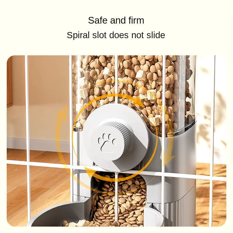 Cat Hanging Pet Water Dispenser Dog Water Supplies Hanging Cage Dog Basin Cat Bowl Automatic Feeder Water Bottle