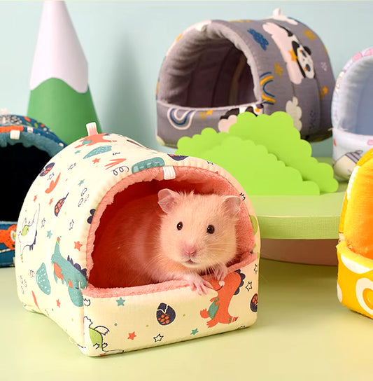 Hamster House Mini Cage Ferret Hammock for Rodents Large Guinea Pig Hammock Basket Hamster Cage Rabbits Bed Hamster Accessories