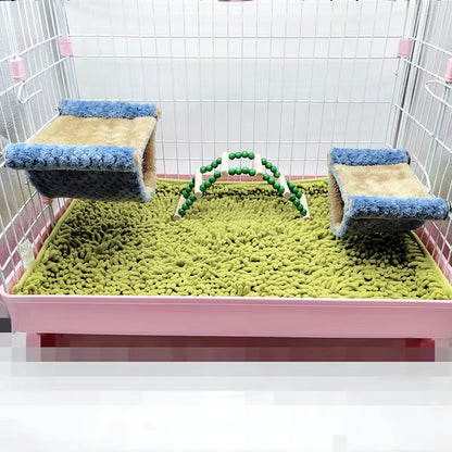 Hamster Hanging Hammock Cage Sleeping House Nest Pet Bed Rat Hamster Guinea Pig Rabbit Toys Cage Swing Pet Jumping Platform