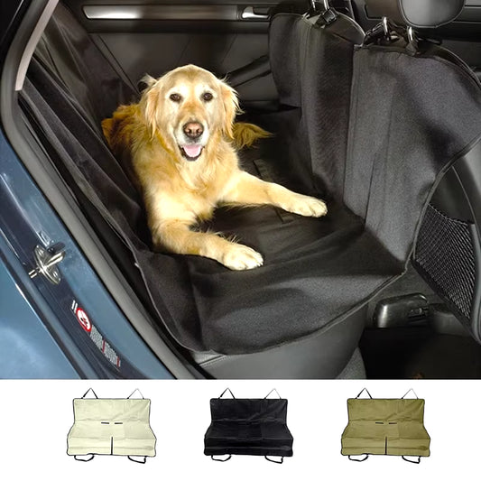 Dog Car Seat Cover Foldable Waterproof Pet Car Rear Back Seat Mat Carriers for Small Medium Large Dogs Travel Dog Accessories