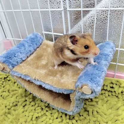 Hamster Hanging Hammock Cage Sleeping House Nest Pet Bed Rat Hamster Guinea Pig Rabbit Toys Cage Swing Pet Jumping Platform