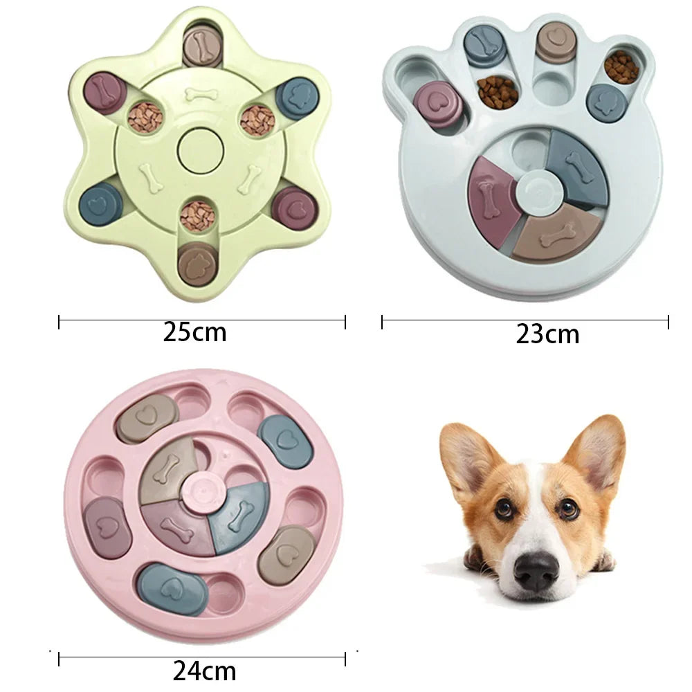 Dog Puzzle Toy & Slow Feeder – Interactive IQ-Boosting Food Dispenser for Dogs and Cats