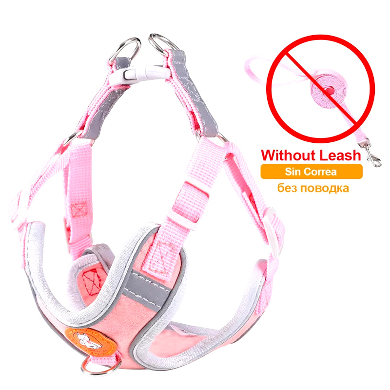 Pet Dog Harness No Pull Breathable Reflective Dog Harness and Leash Set Adjustable Harness Dog for Kitten Puppy Pet Accessories