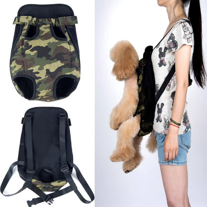 Outdoor Pet Dog Carrier Backpack Breathable Camouflage Travel Products Bags for Small Dog Cat Chihuahua Teddy Mesh Backpack